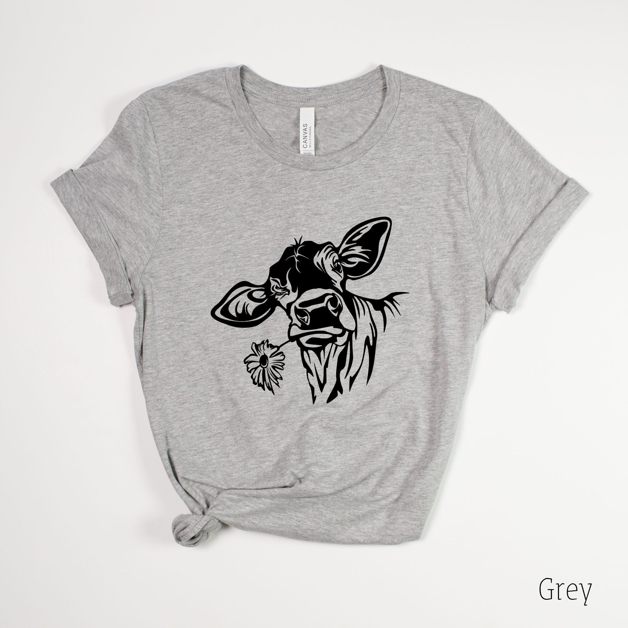 Cute Cow Graphic Tee for Women *UNISEX FIT*-208 Tees Wholesale, Idaho