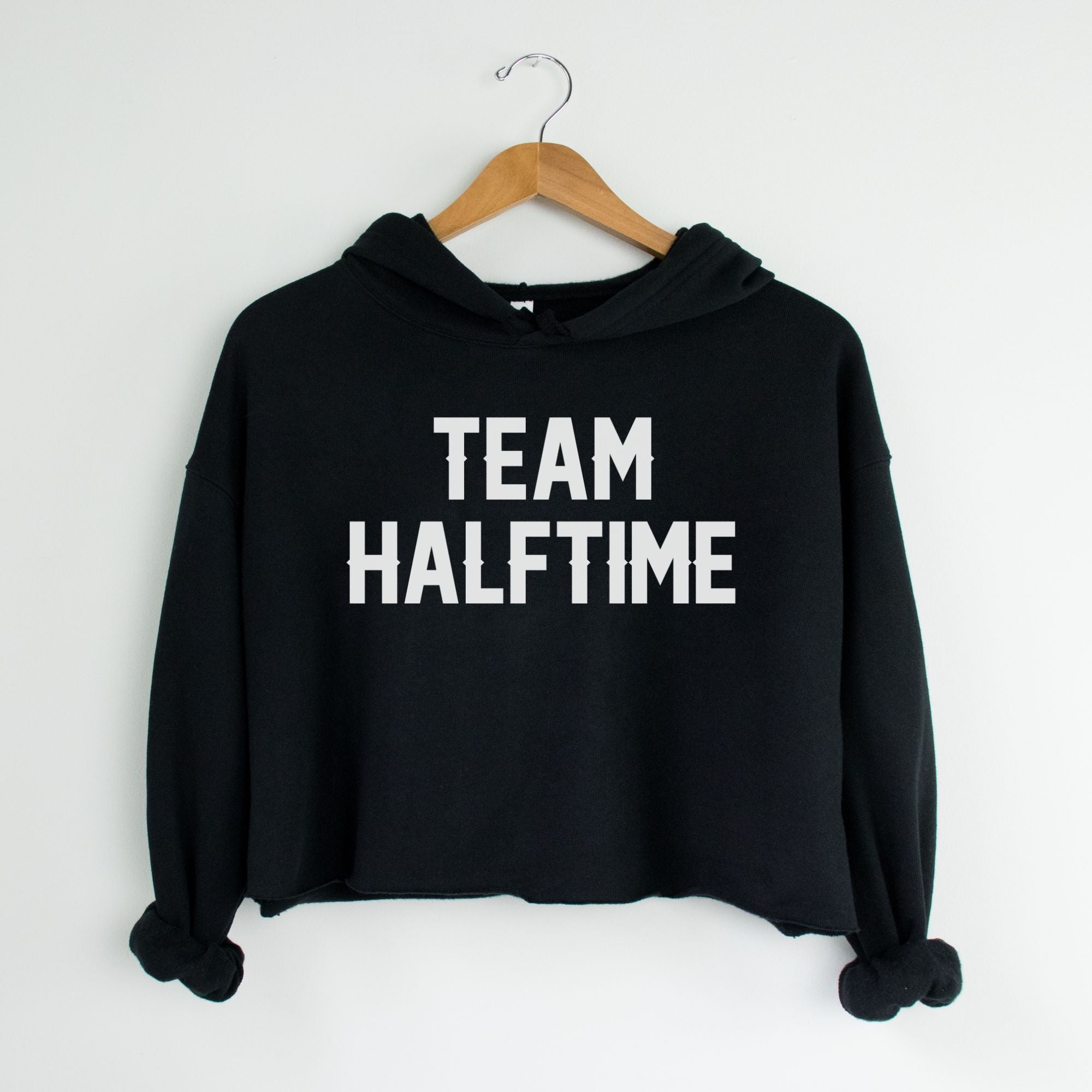 Team Halftime Bella Canvas Cropped Sweatshirt or Crop Hoodie *Women's Crop Fit*-208 Tees Wholesale, Idaho