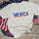 'Merica T Shirt for 4th Of July *UNISEX FIT*-Graphic Tees-208 Tees Wholesale, Idaho