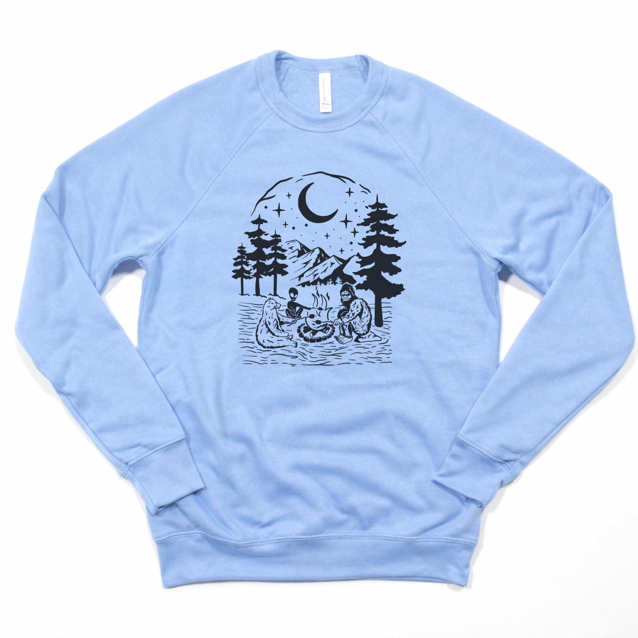 WHOLESALE Bear, Alien & Sasquatch Crewneck | Hoodie Sweatshirt 204-Sweatshirts-208 Tees Wholesale, Idaho