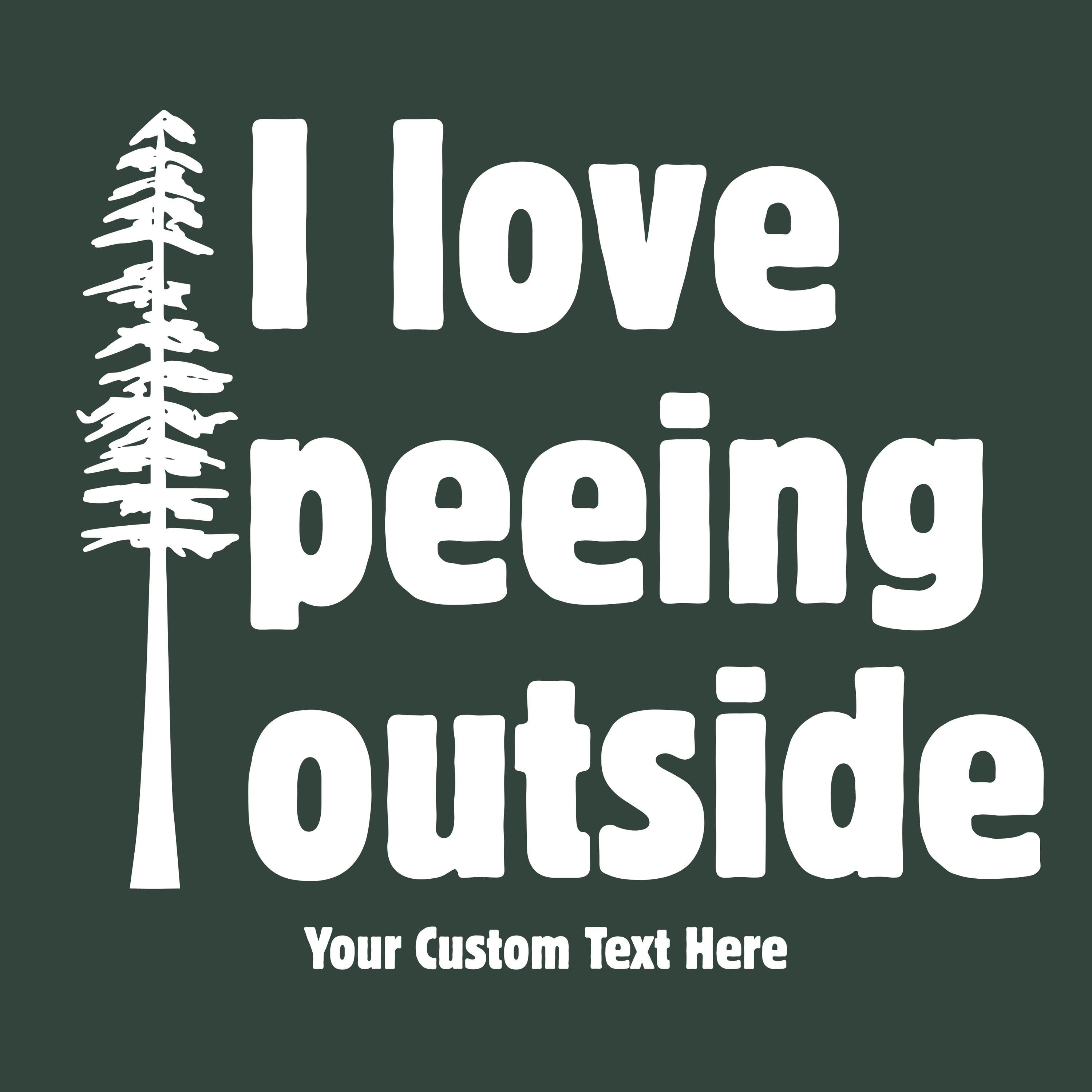 WHOLESALE I Love Peeing Outside Crewneck Sweatshirt | Hoodie 301-Sweatshirts-208 Tees Wholesale, Idaho
