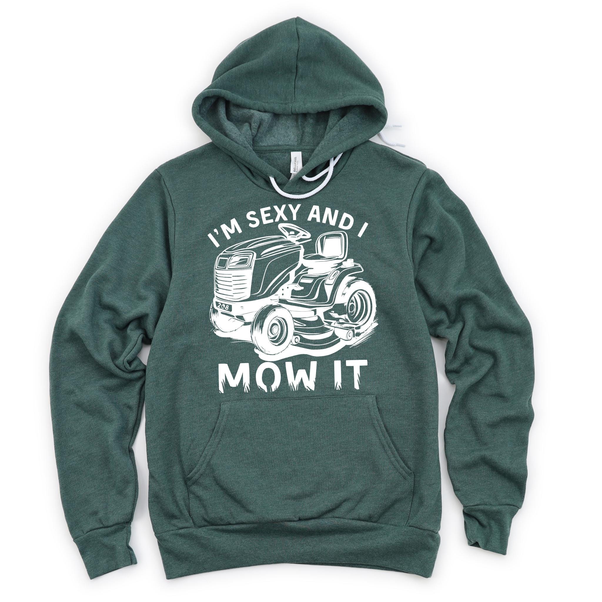 WHOLESALE I’m Sexy and I Mow It Crewneck Sweatshirt | Hoodie 257-Sweatshirts-208 Tees Wholesale, Idaho