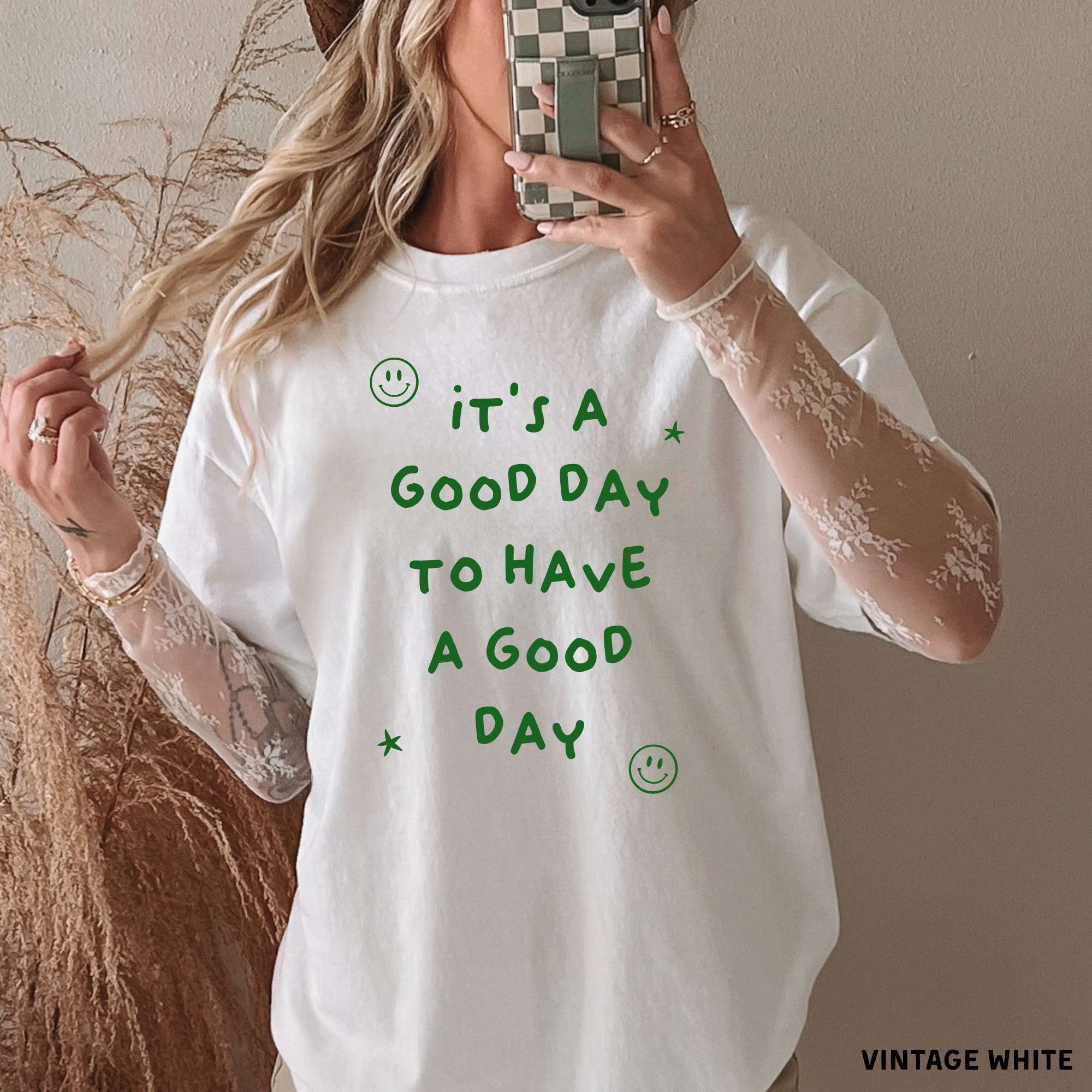 It’s a Good Day to Have a Good Day Graphic Tee | Hoodie | Long Sleeve | Crewneck Sweatshirt 313-Graphic Tees-208 Tees Wholesale, Idaho