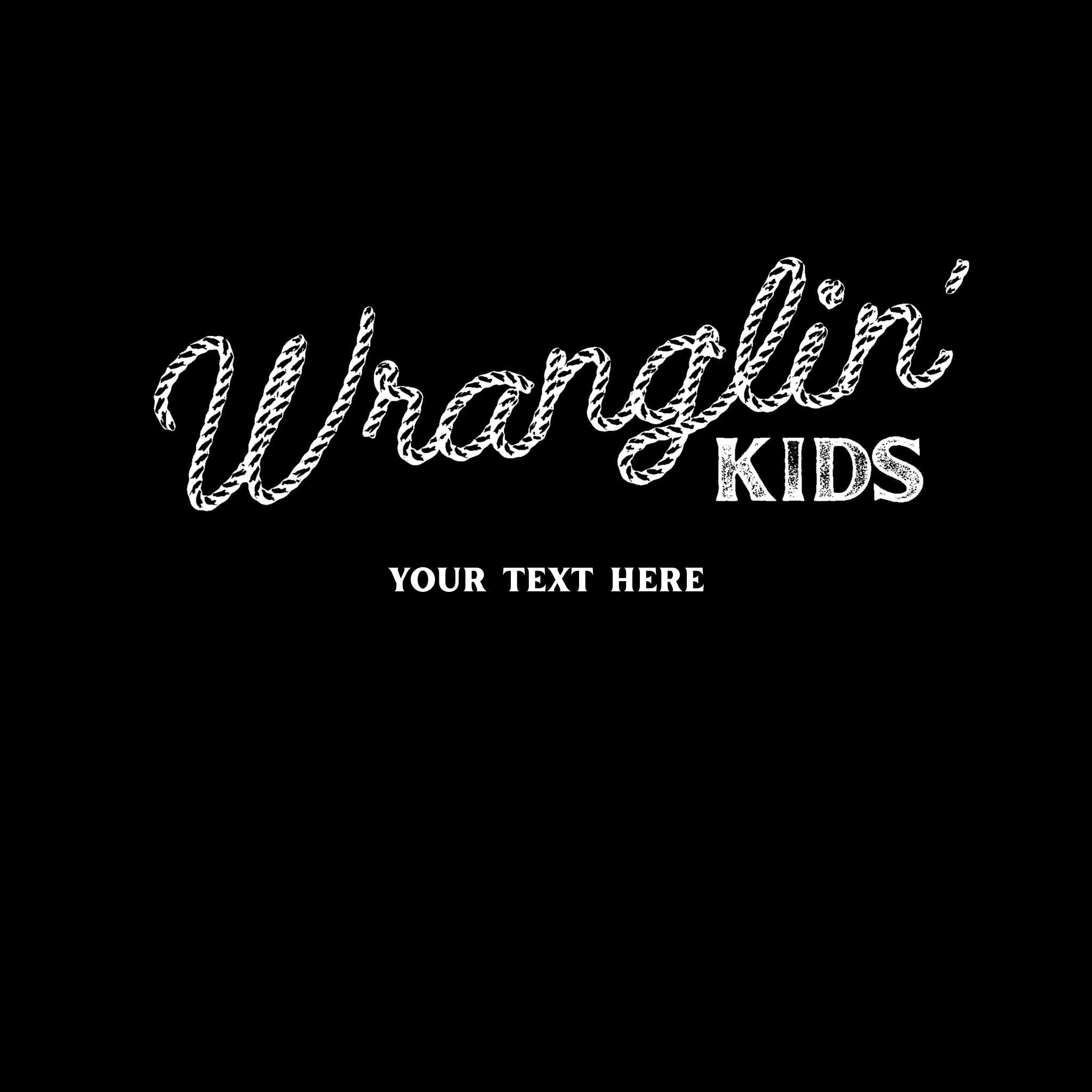 WHOLESALE Wranglin’ KidsCrewneck Sweatshirt | Hoodie 177-Sweatshirts-208 Tees Wholesale, Idaho