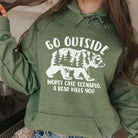 Hilarious Bear Sweatshirt - Go Outside Gildan Hoodie or Crewneck *UNISEX FIT*-Sweatshirts-208 Tees Wholesale, Idaho