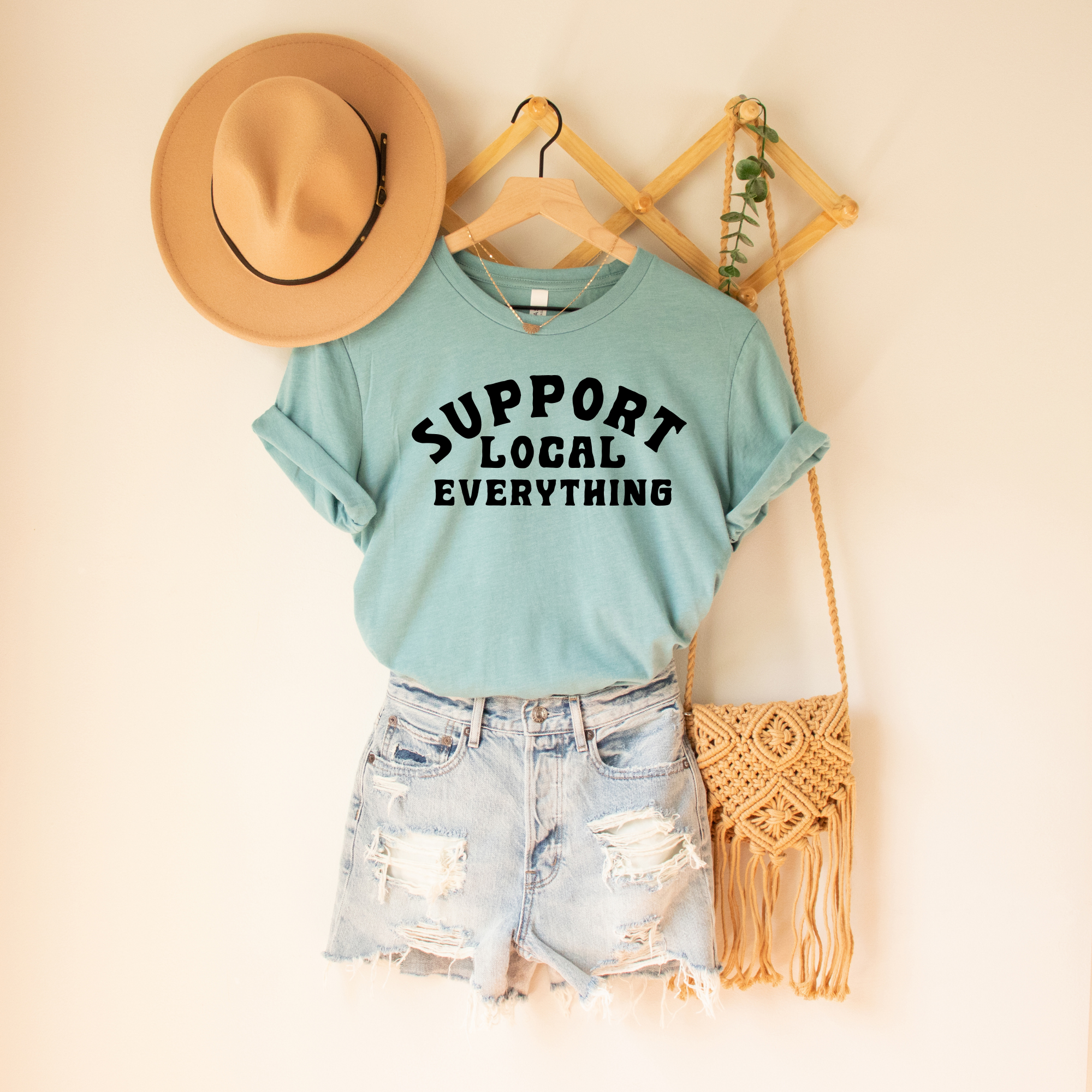 Support Local Everything Gildan Graphic Tee 203(DTF)-208 Tees Wholesale, Idaho