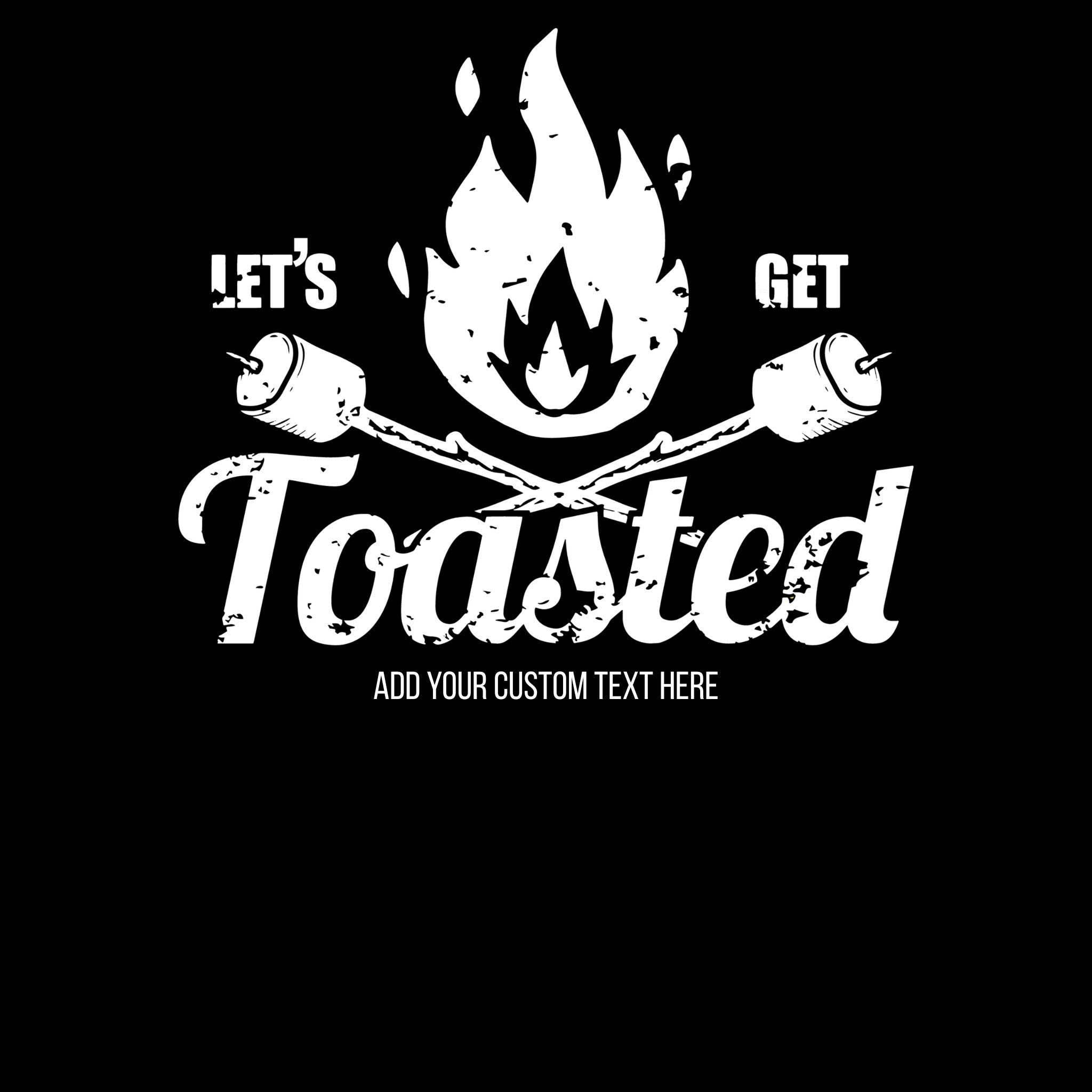 WHOLESALE Let’s Get Toasted Campfire Crewneck | Hoodie Sweatshirt 008-Sweatshirts-208 Tees Wholesale, Idaho
