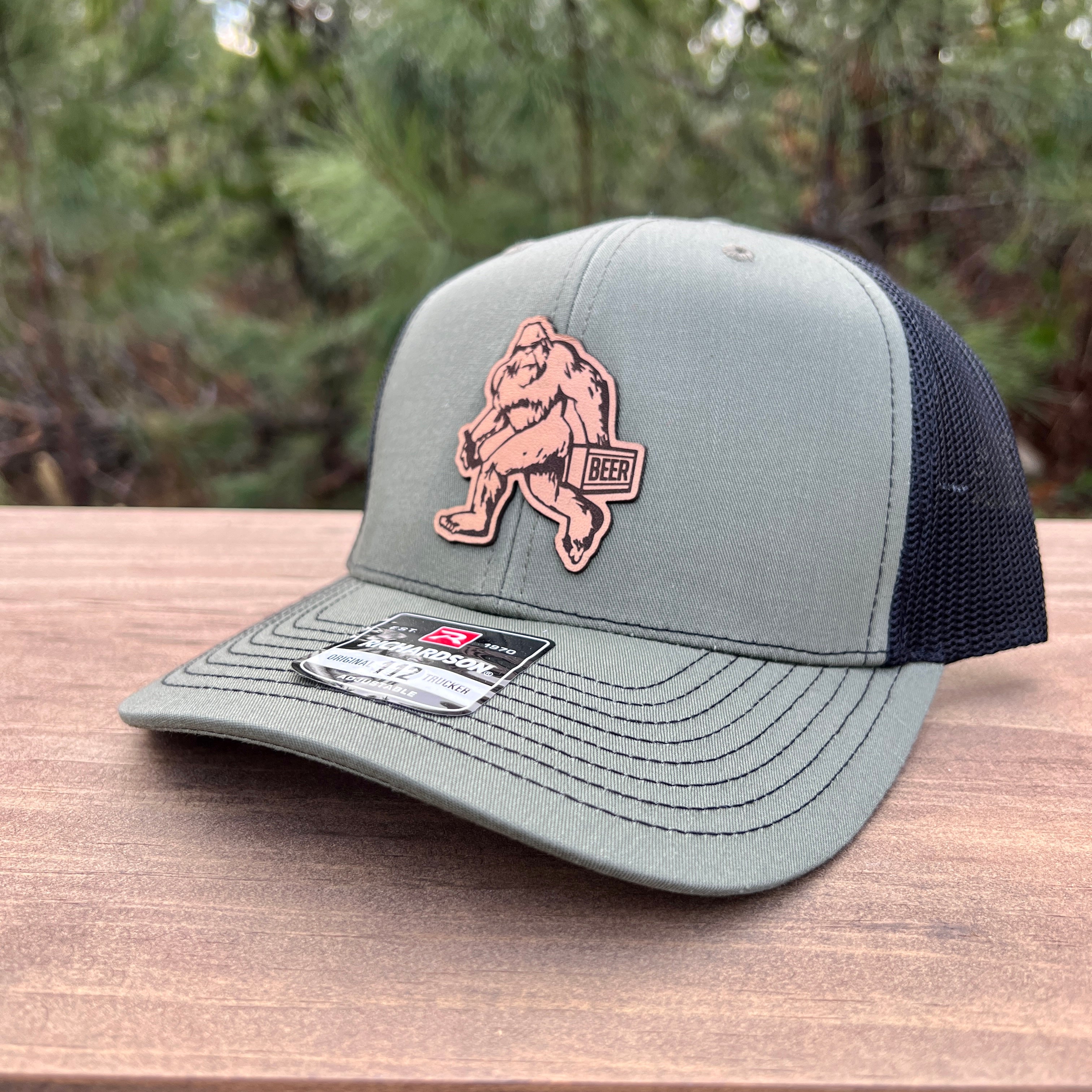 Bigfoot Loves Beer Hat-Hats-208 Tees Wholesale, Idaho