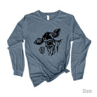 Cow Long Sleeve 10T *UNISEX FIT*-Long Sleeves-208 Tees Wholesale, Idaho