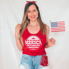 America Needs A Beer 4th of July Tank Top-Tank Tops-208 Tees Wholesale, Idaho