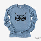 Ski Goggles Long Sleeve 30T *UNISEX FIT*-Long Sleeves-208 Tees Wholesale, Idaho