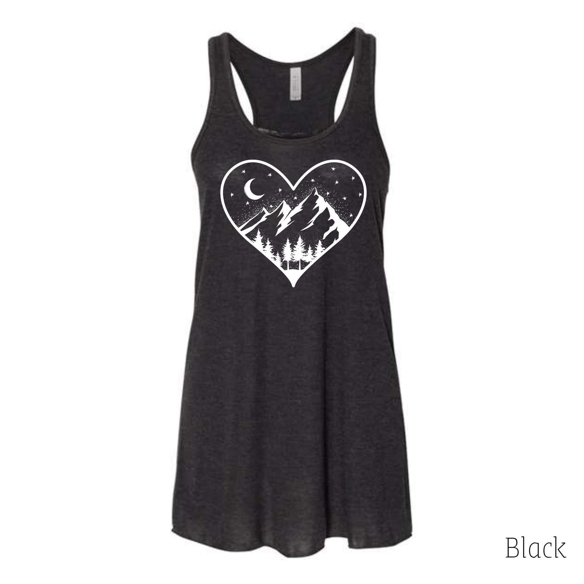 Mountain Heart Tank Top-Tank Tops-208 Tees Wholesale, Idaho