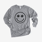 Snow Happy Long Sleeve *UNISEX FIT*-Long Sleeves-208 Tees Wholesale, Idaho