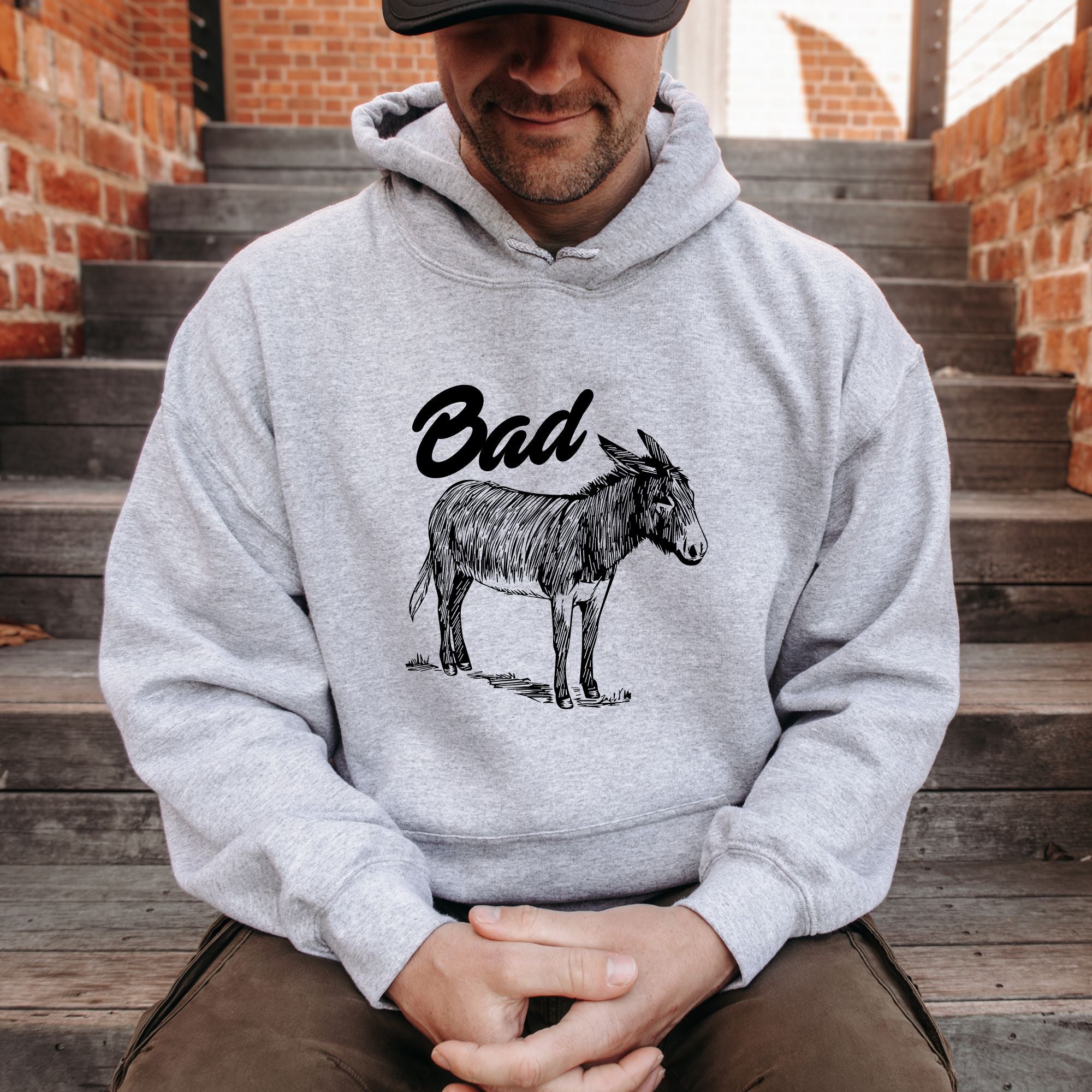 Funny Badass Sweatshirt - Hilarious Hoodie or Crewneck *UNISEX FIT*-Sweatshirts-208 Tees Wholesale, Idaho