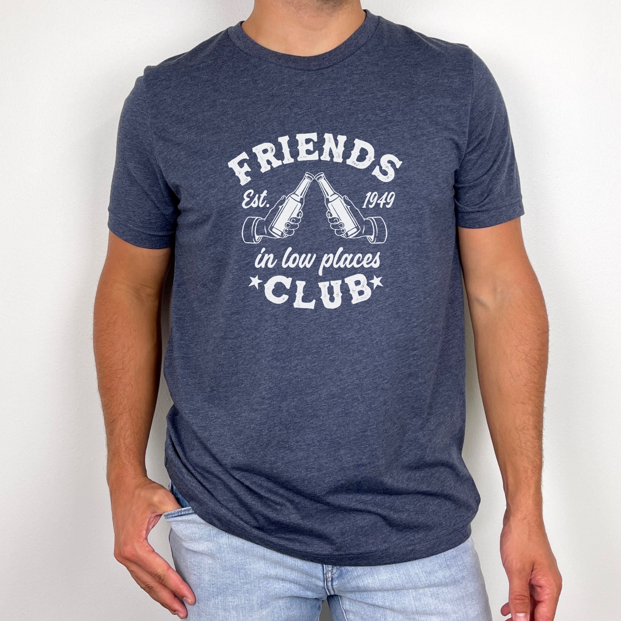 Friends In Low Places Graphic Tee *UNISEX FIT*-208 Tees Wholesale, Idaho