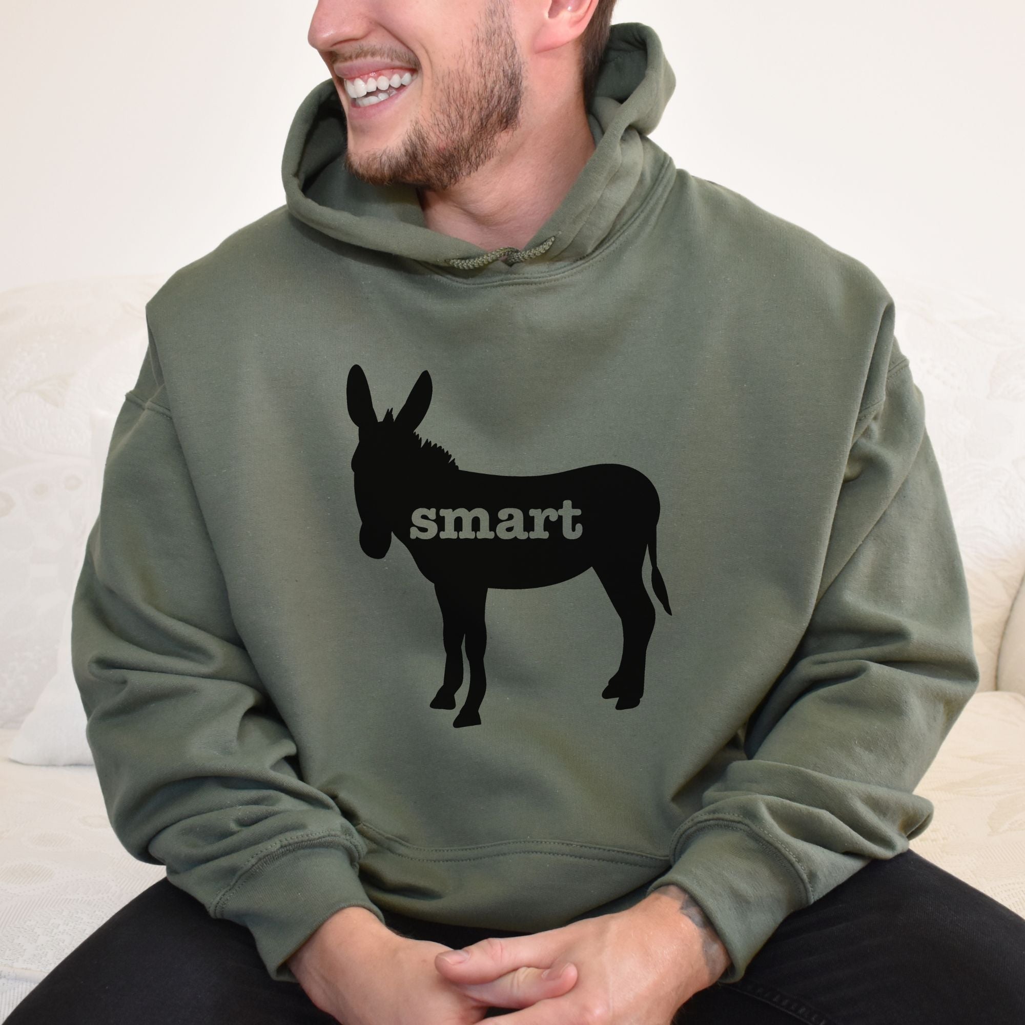 Smart Ass Sweatshirt *UNISEX FIT*-Sweatshirts-208 Tees Wholesale, Idaho