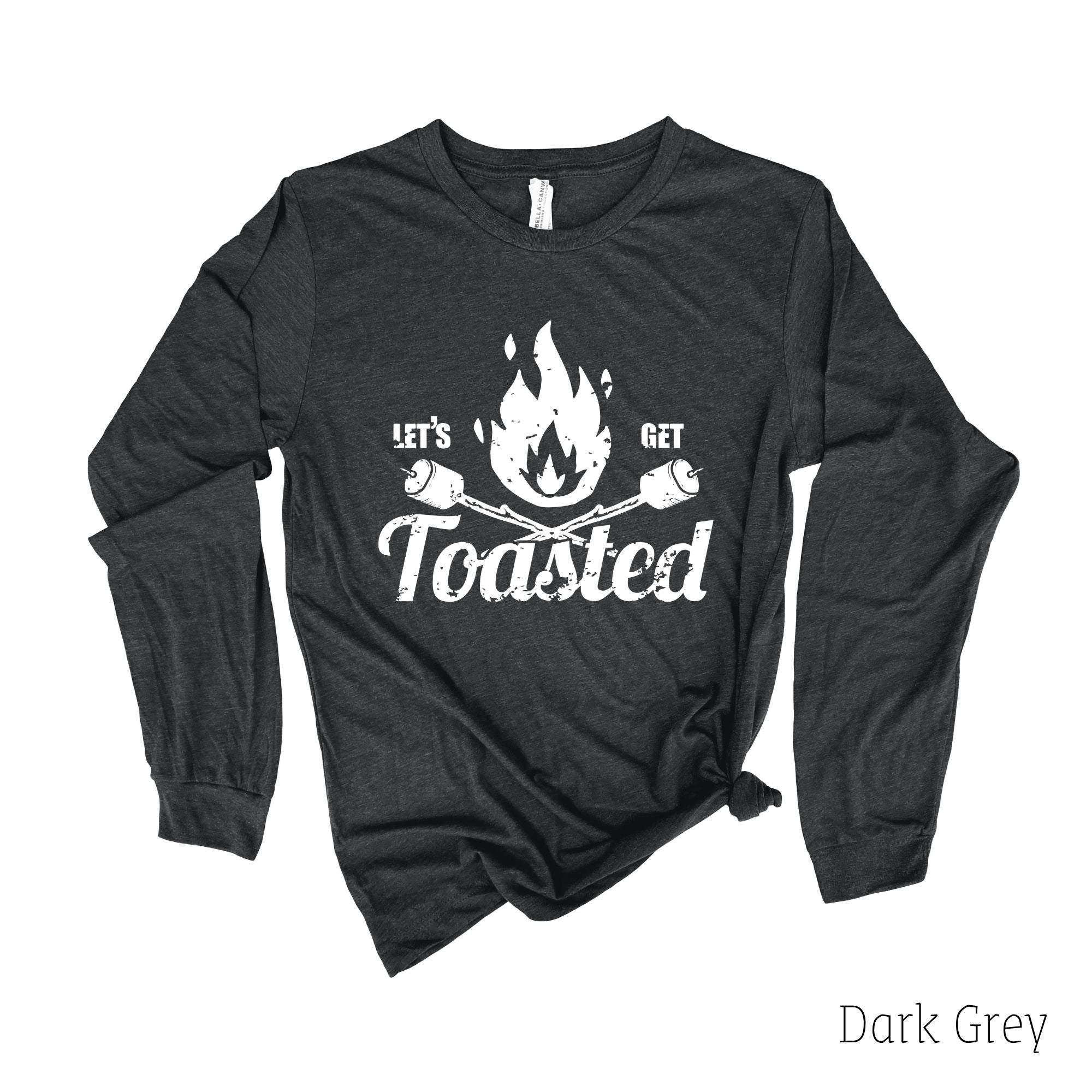 Let’s Get Toasted Long Sleeve Shirt 8T *UNISEX FIT*-Long Sleeves-208 Tees Wholesale, Idaho