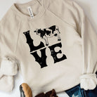 Cow Lover Bella Canvas Sweatshirt or Hoodie *Unisex Fit*-Sweatshirts-208 Tees Wholesale, Idaho