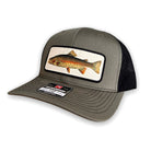 Rainbow Trout Fishing Hat - Richardson Loden Green/Black-Hats-208 Tees Wholesale, Idaho