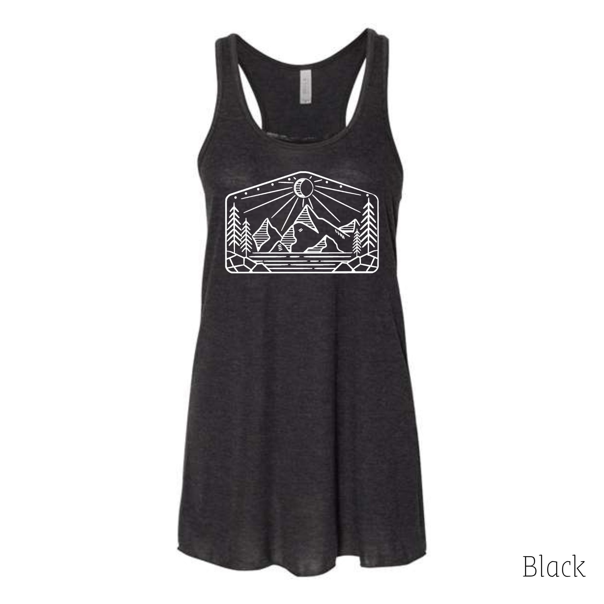 Pentagon Nature Tank Top-Tank Tops-208 Tees Wholesale, Idaho