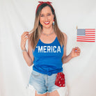 'Merica 4th of July Tank Top-Tank Tops-208 Tees Wholesale, Idaho