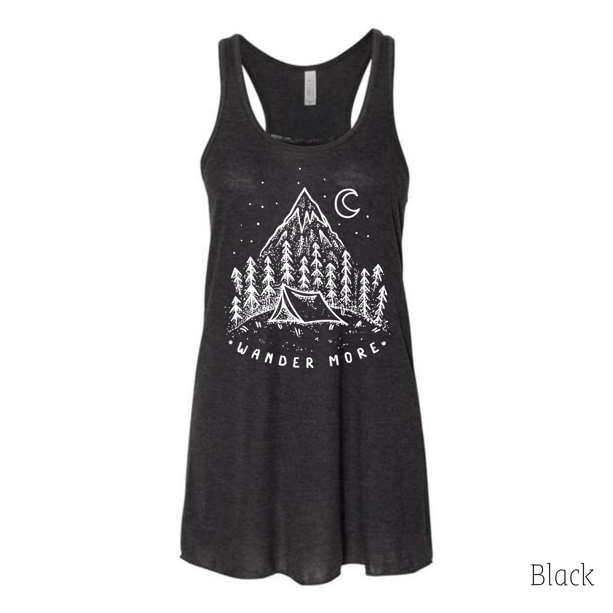 Wander More Tank Top-Tank Tops-208 Tees Wholesale, Idaho