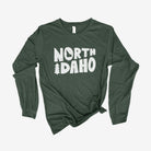 North Idaho Long Sleeve *UNISEX FIT*-Long Sleeves-208 Tees Wholesale, Idaho