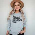 Kick Rocks - Western Sweatshirt *UNISEX FIT*-Sweatshirts-208 Tees Wholesale, Idaho