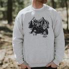 Bigfoot Relaxing Hoodie - Crewneck Sweatshirt for Skier *UNISEX FIT*-Sweatshirts-208 Tees Wholesale, Idaho