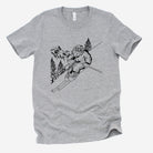 Bigfoot Skiing Shirt for Men *UNISEX FIT*-208 Tees Wholesale, Idaho