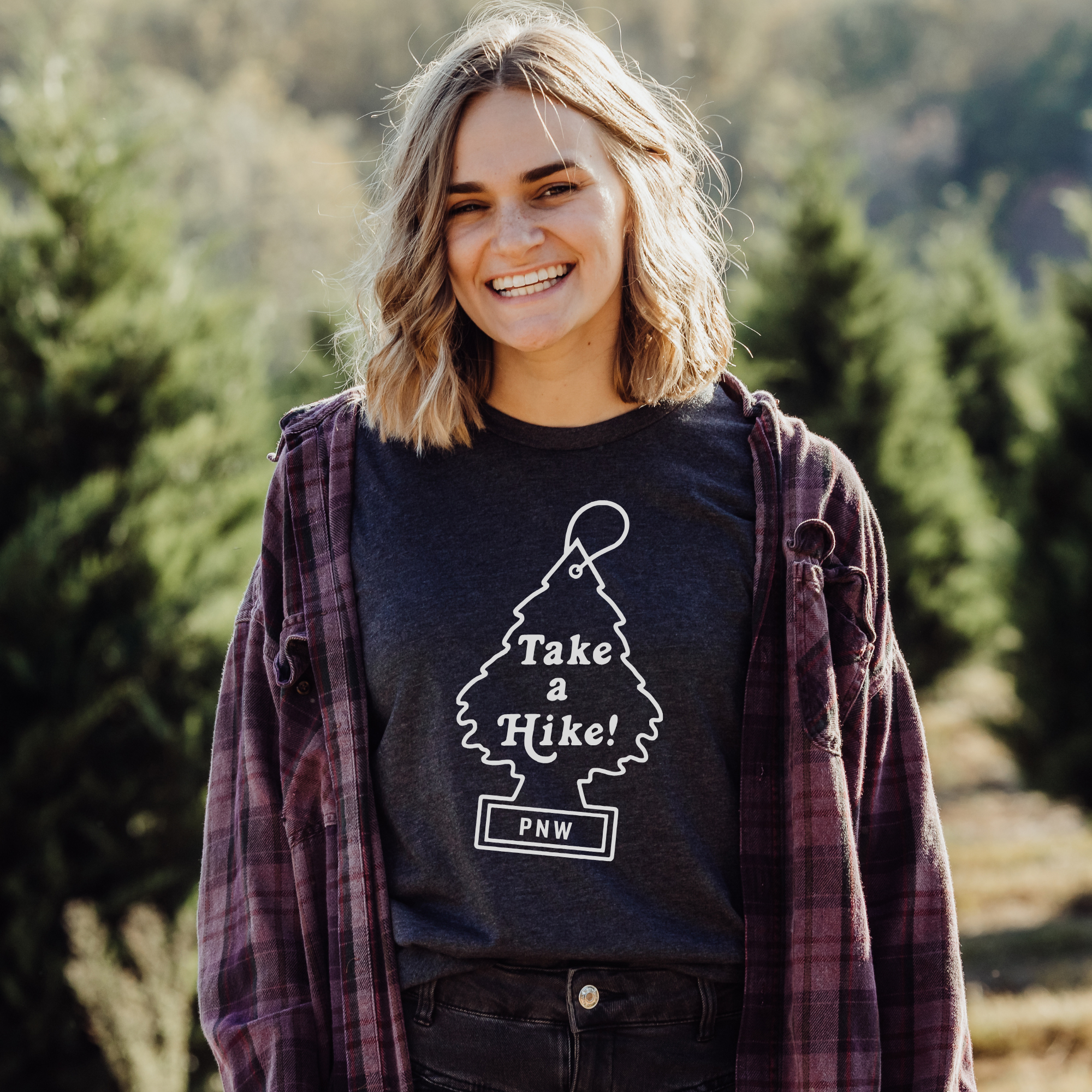 Take a Hike PNW Graphic Tee 311-Graphic Tees-208 Tees Wholesale, Idaho