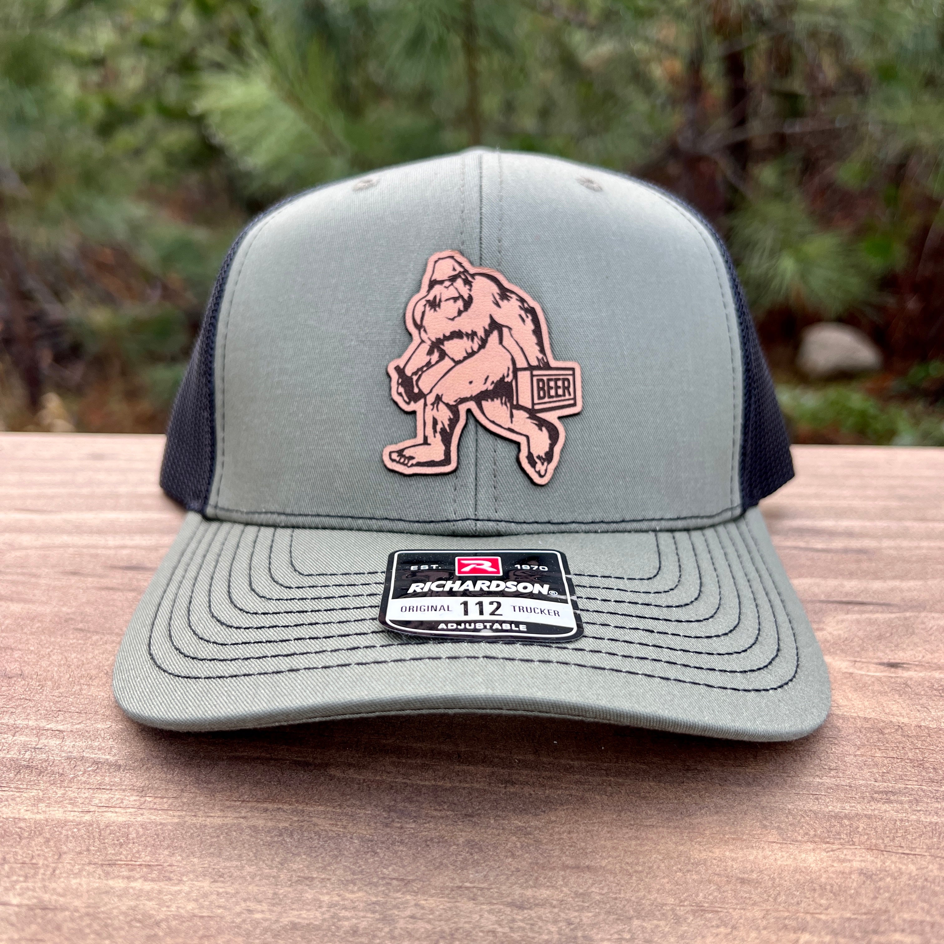 Bigfoot Loves Beer Hat-Hats-208 Tees Wholesale, Idaho