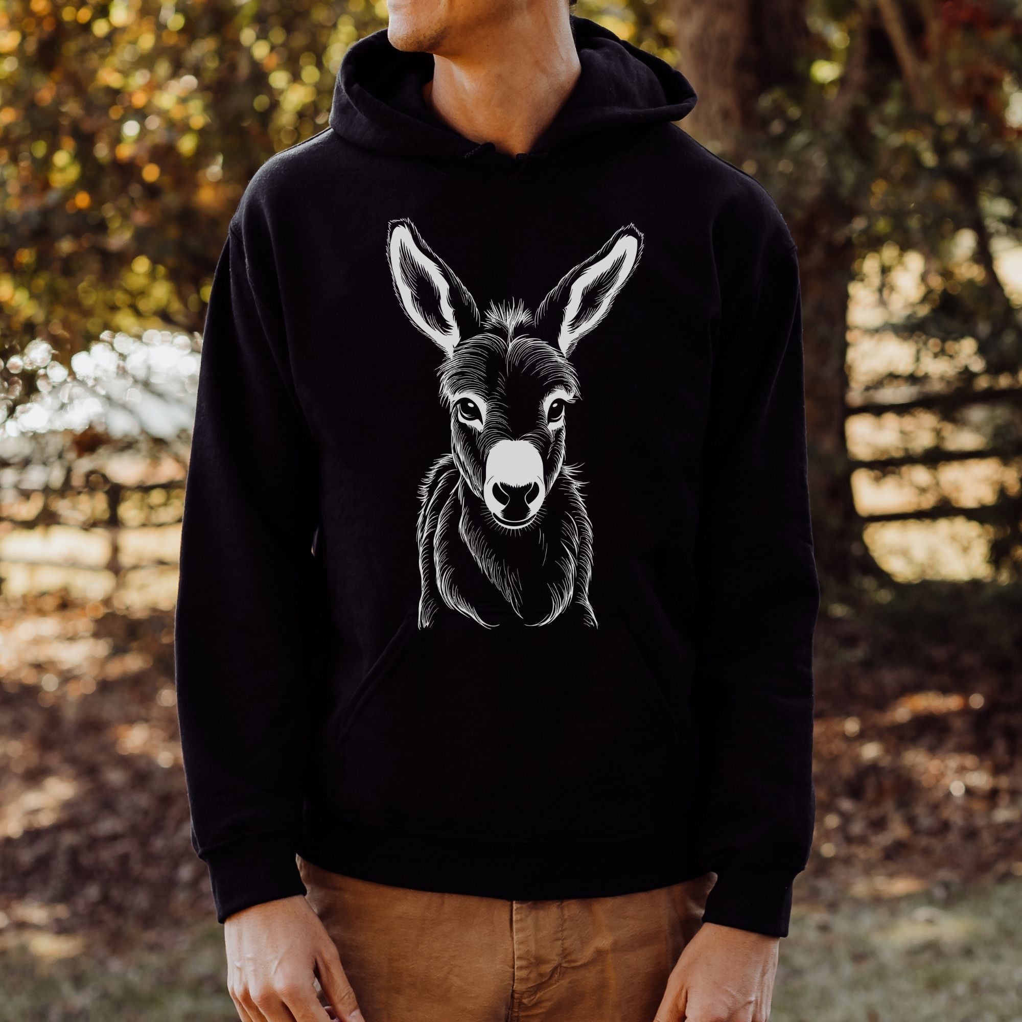 Cute Donkey Sweatshirt - Super Soft Gildan Hoodie or Crewneck *UNISEX FIT*-Sweatshirts-208 Tees Wholesale, Idaho