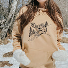 Bigfoot Skiing Hoodie - Crewneck Sweatshirt for Skier *UNISEX FIT*-Sweatshirts-208 Tees Wholesale, Idaho