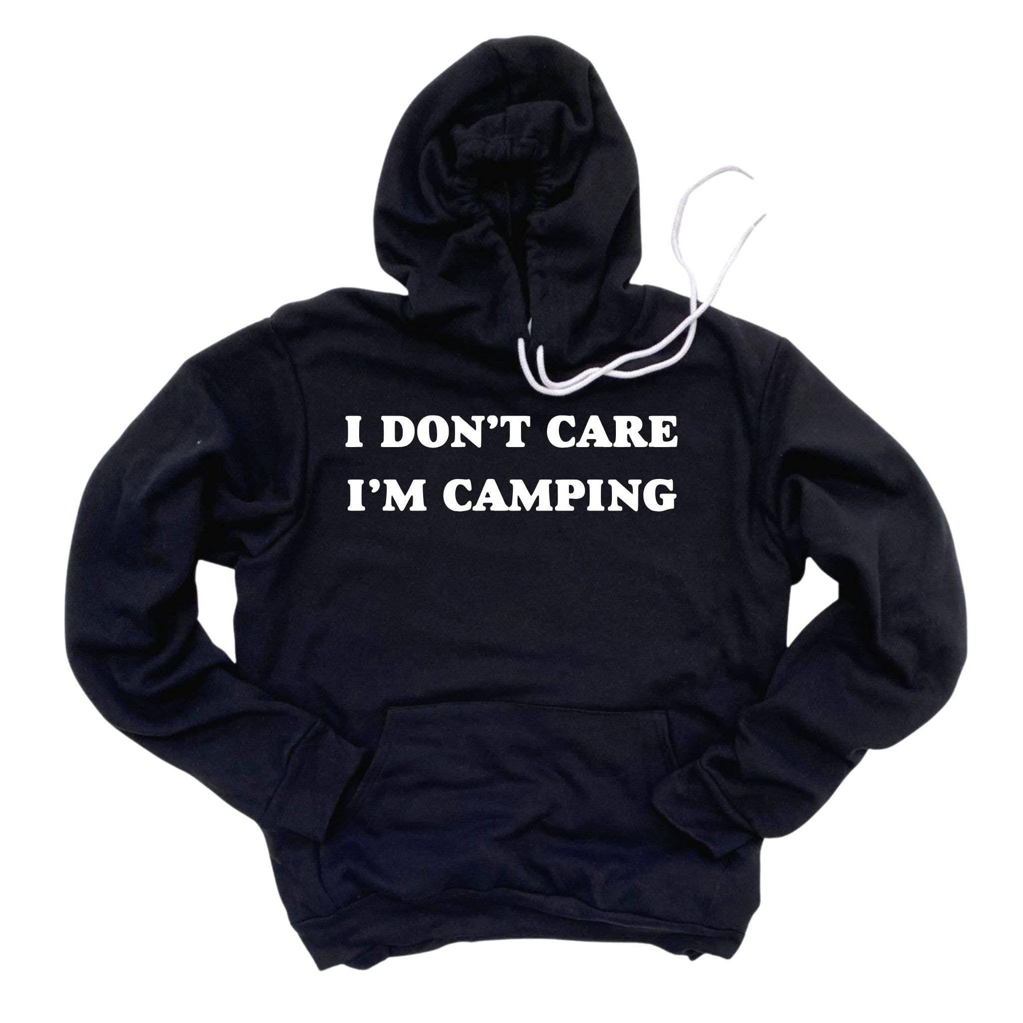 WHOLESALE I Don’t Care, I’m Camping Crewneck Sweatshirt | Hoodie 097-Sweatshirts-208 Tees Wholesale, Idaho