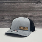 Idaho Tree Line Leather Patch side Hat (Adjustable Fit)-208 Tees Wholesale, Idaho