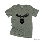 Ski Moose TShirt *UNISEX FIT*-Womens Tees-208 Tees Wholesale, Idaho