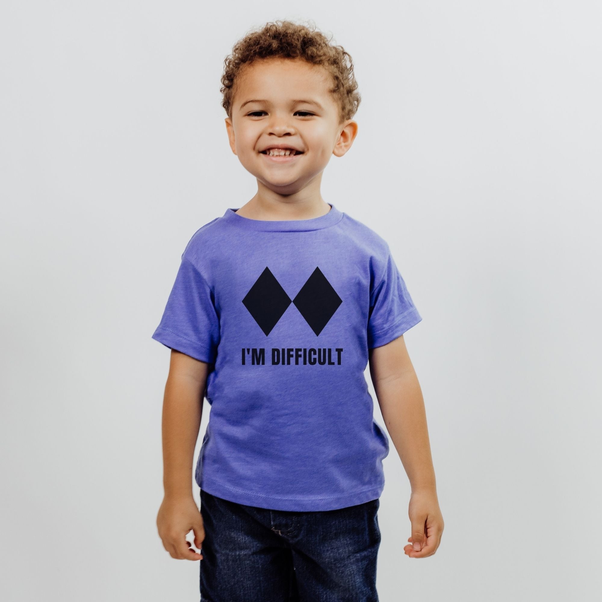 I'm Difficult Skiing Toddler TShirt-Baby & Toddler-208 Tees Wholesale, Idaho
