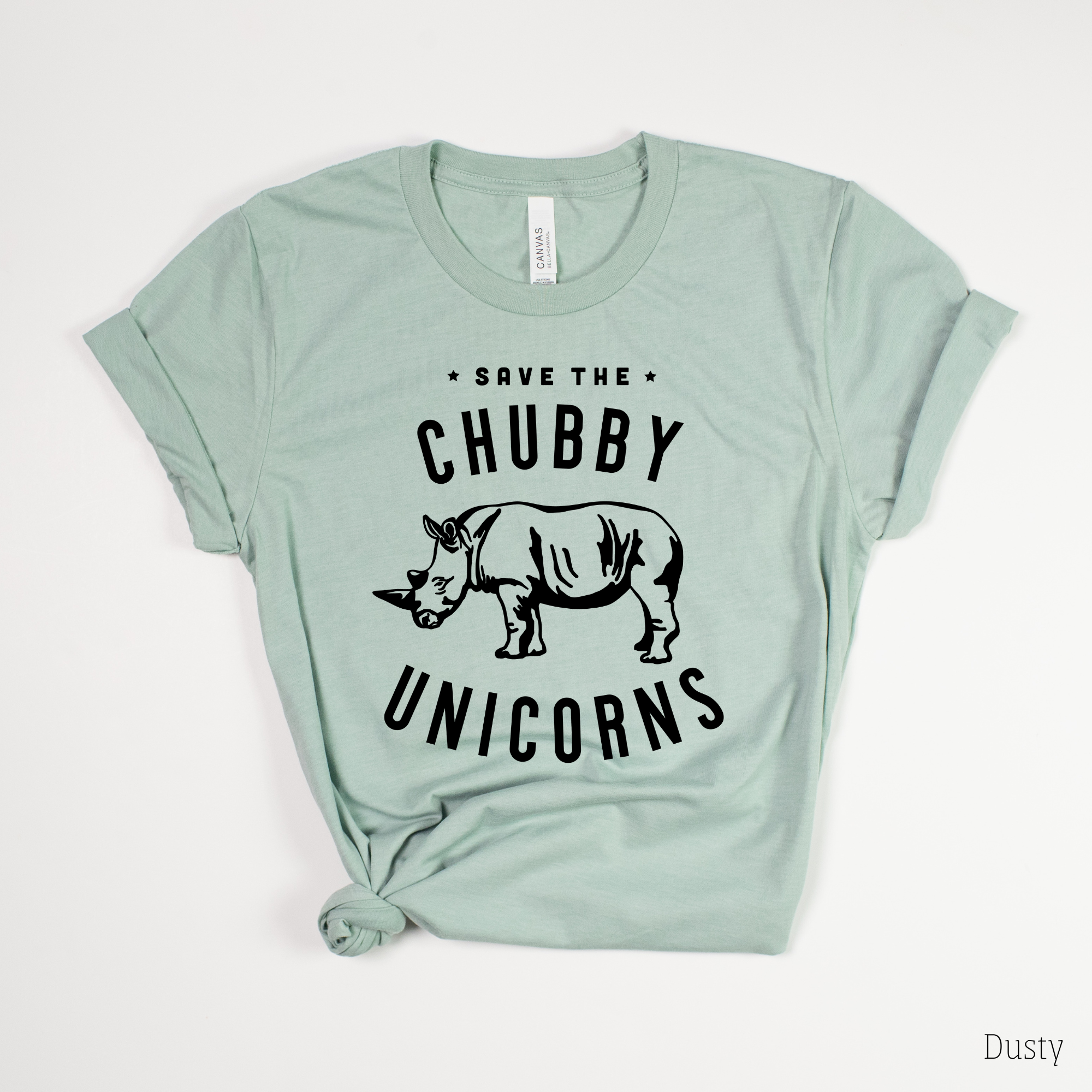 Save the Chubby Unicorns - Rhino Tee *UNISEX FIT*-208 Tees Wholesale, Idaho