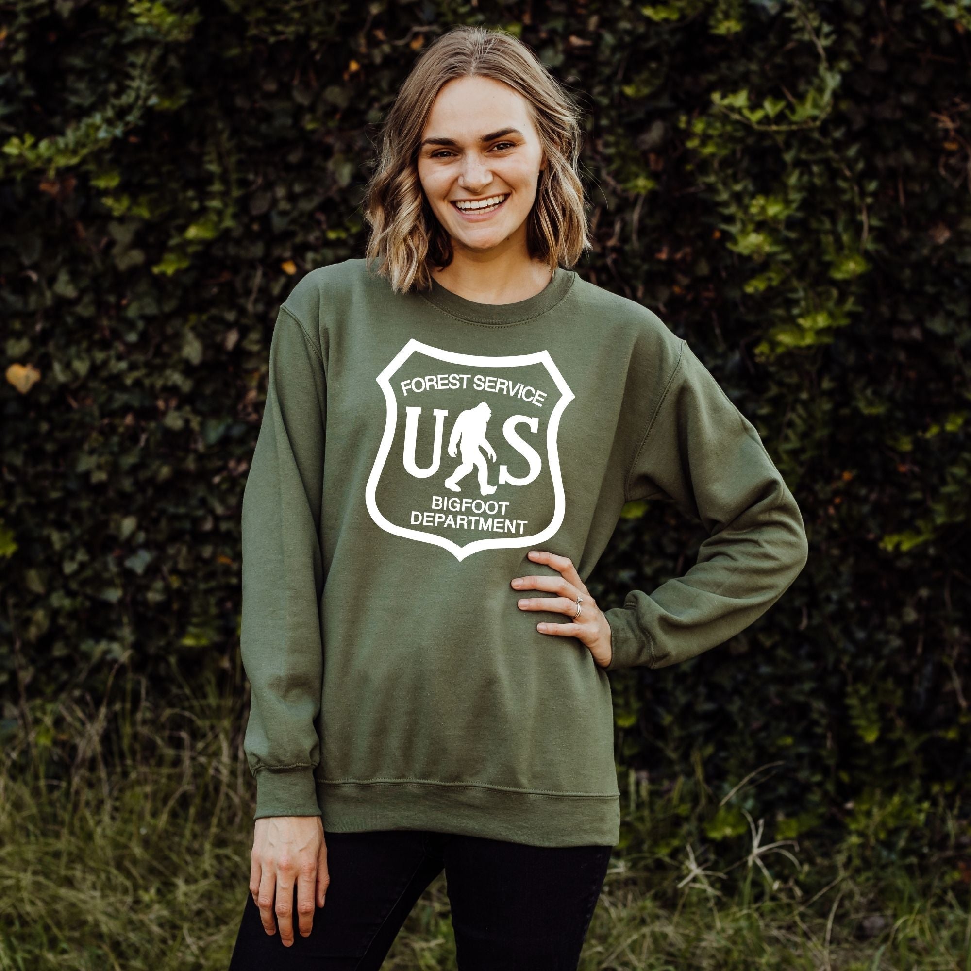 Bigfoot Research Sweatshirt *UNISEX FIT*-Sweatshirts-208 Tees Wholesale, Idaho