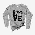 Cow Lover Long Sleeve *UNISEX FIT*-Long Sleeves-208 Tees Wholesale, Idaho