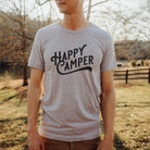 Happy Camper TShirt Camping Shirt for Men and Women *UNISEX FIT*-Mens Tees-208 Tees Wholesale, Idaho