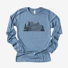 Mountains Long Sleeve *UNISEX FIT*-Long Sleeves-208 Tees Wholesale, Idaho