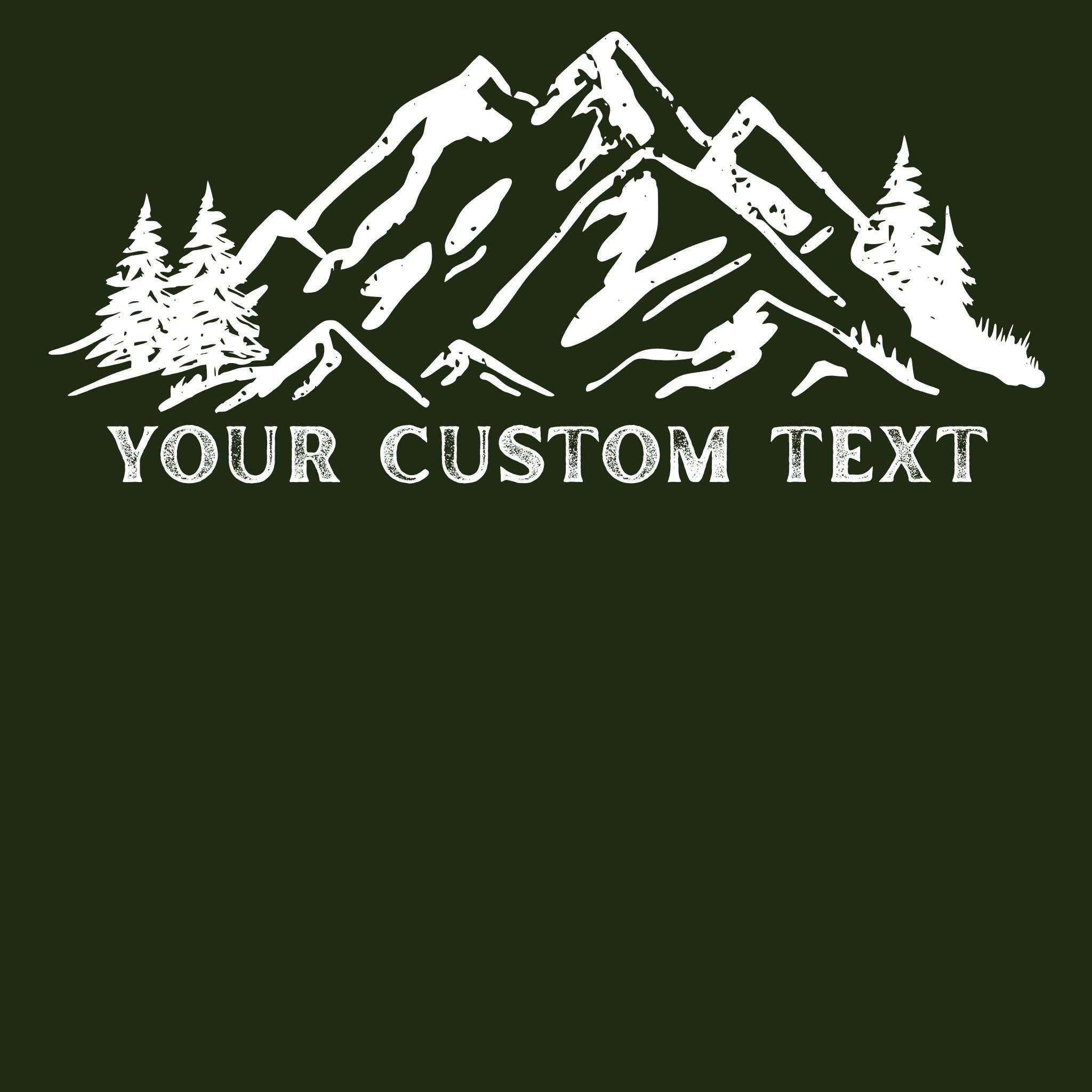 WHOLESALE Simple Mountain Scene Hoodie Sweatshirt | SO Soft 007 nowrds-Sweatshirts-208 Tees Wholesale, Idaho