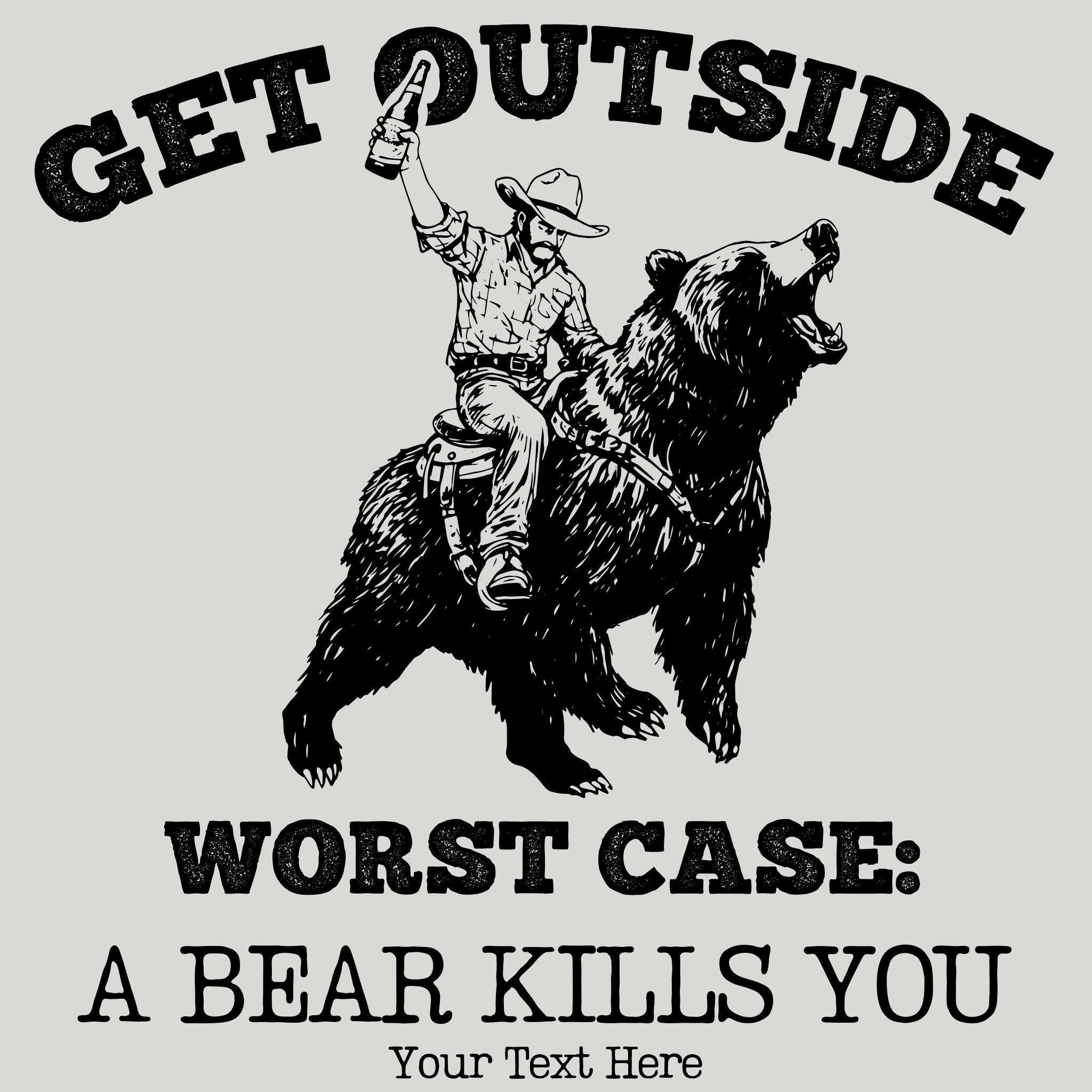 WHOLESALE Get Outside Funny Crewneck | Hoodie Sweatshirt 282-Sweatshirts-208 Tees Wholesale, Idaho