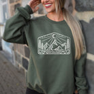 Pentagon Nature Sweatshirt Mountain Hoodie *UNISEX FIT*-Sweatshirts-208 Tees Wholesale, Idaho