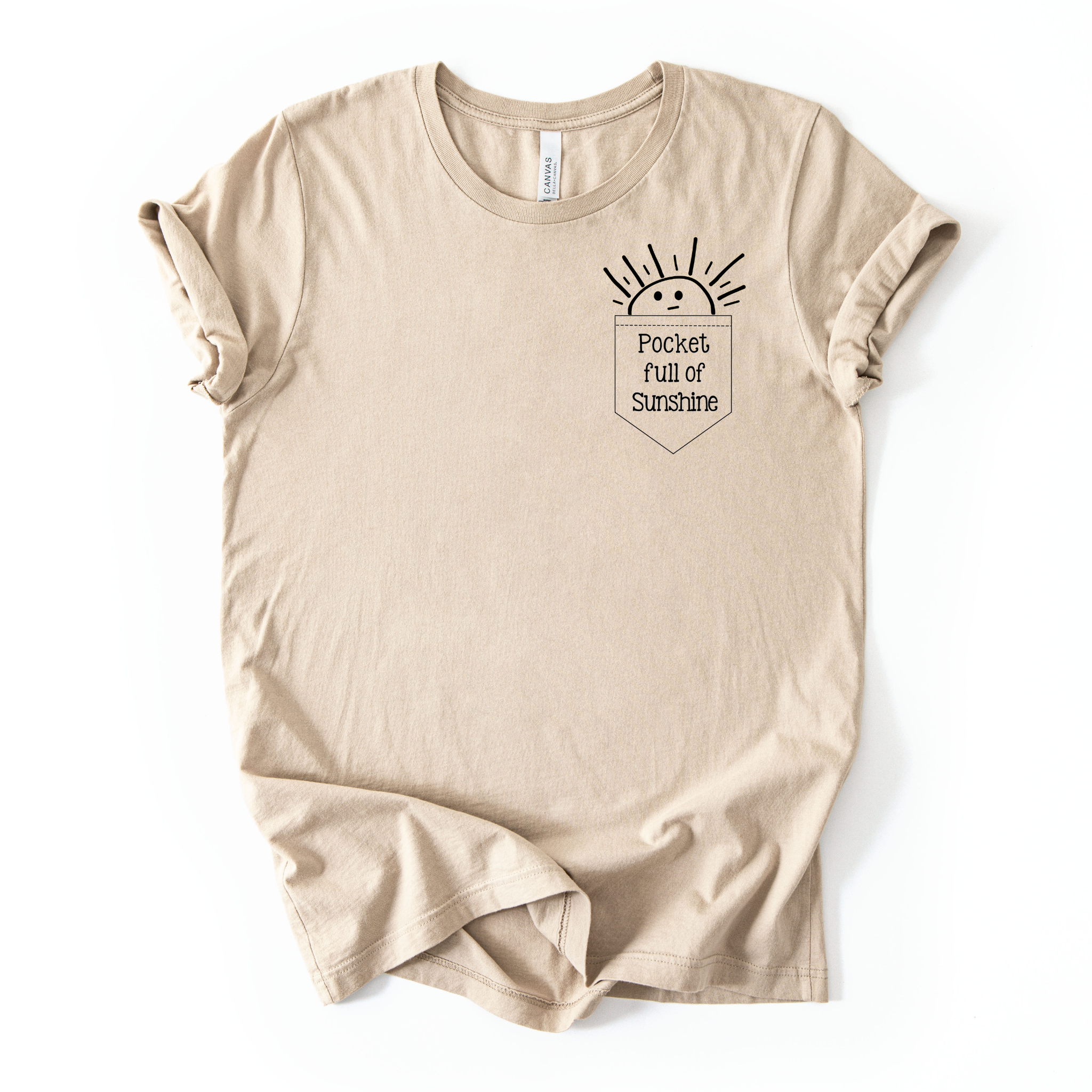 Pocket Full of Sunshine Gildan Graphic Tee042(DTF)-208 Tees Wholesale, Idaho