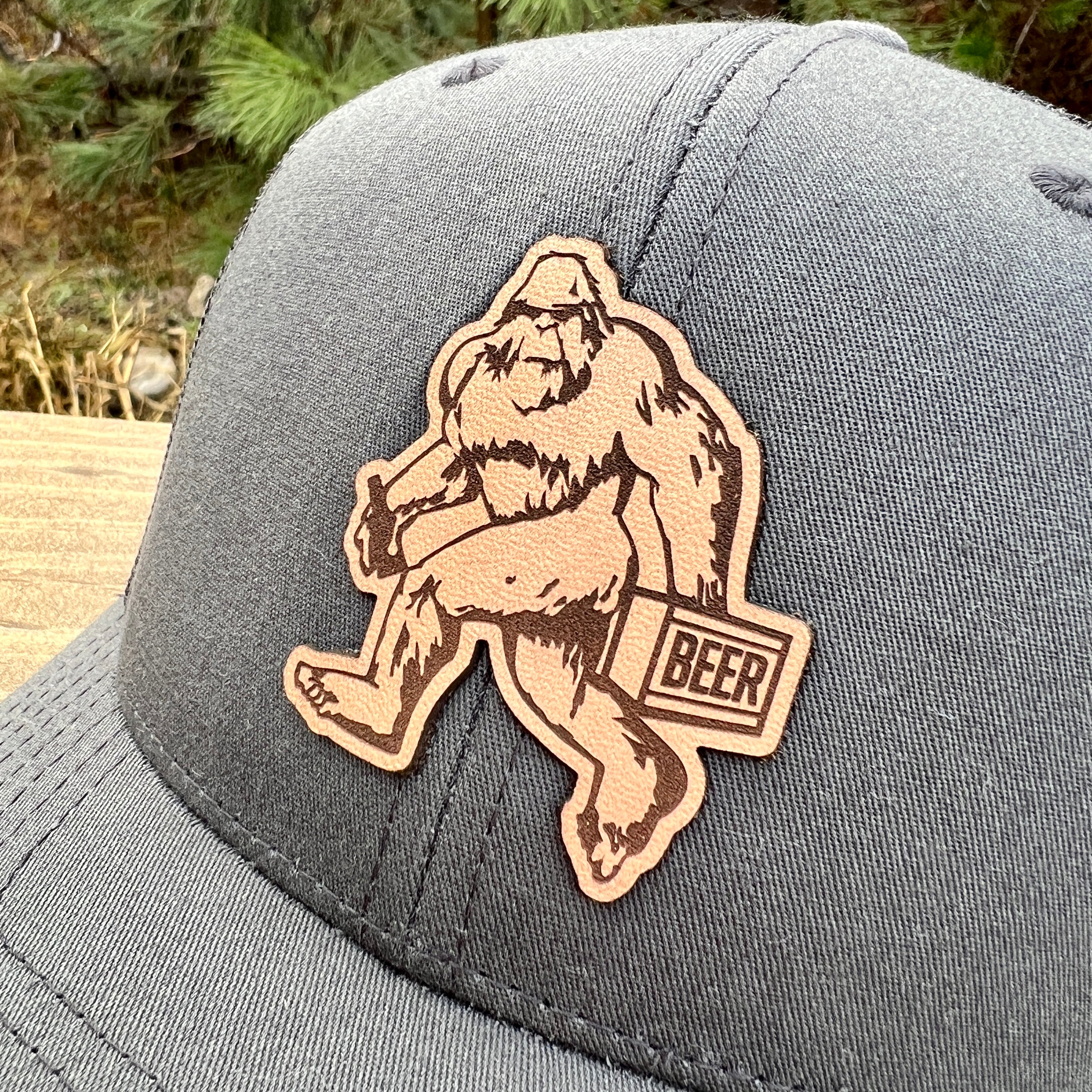 Bigfoot Loves Beer Hat-Hats-208 Tees Wholesale, Idaho