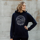 Traditional Style Mountain Scene with Flowers Sweatshirt - Nature Hoodie *UNISEX FIT*-Sweatshirts-208 Tees Wholesale, Idaho