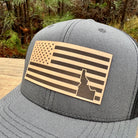 Idaho Flag Hat-Hats-208 Tees Wholesale, Idaho